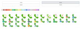 Иконки зелёные телефоны (Сниппеты Bootstrap)