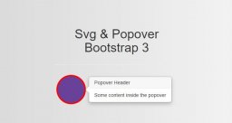 Svg & Popover Bootstrap 3 (Сниппеты Bootstrap)