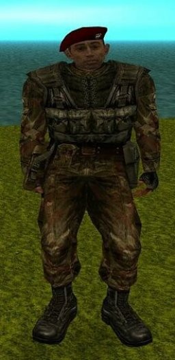 Стрелок в бронежилете ПСЗ-7 из S.T.A.L.K.E.R для GTA San Andreas