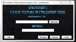 Программа Unkn0wn's Texture Installation Tool v.1 для CS:GO