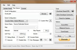 SteamCMD GUI для CS GO