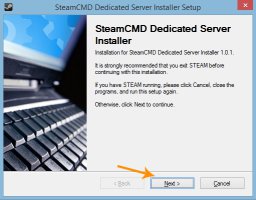 Программа Dedicated Server Installer для CS:GO